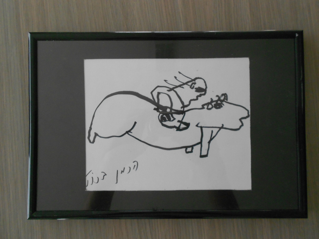 Herman Brood originele tekening met lijst kopen? Bied vanaf 140!