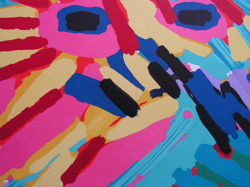 Karel Appel - Big head coming down - gesigneerde lithografie - oplage 175 ex. -  kopen? Bied vanaf 450!