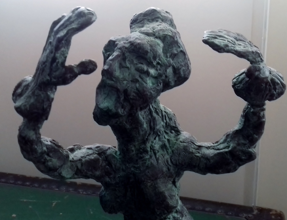 Groen gepatineerd Bronzen Beeld van Jan Sierhuis: Flamenco danseres kopen? Bied vanaf 600!