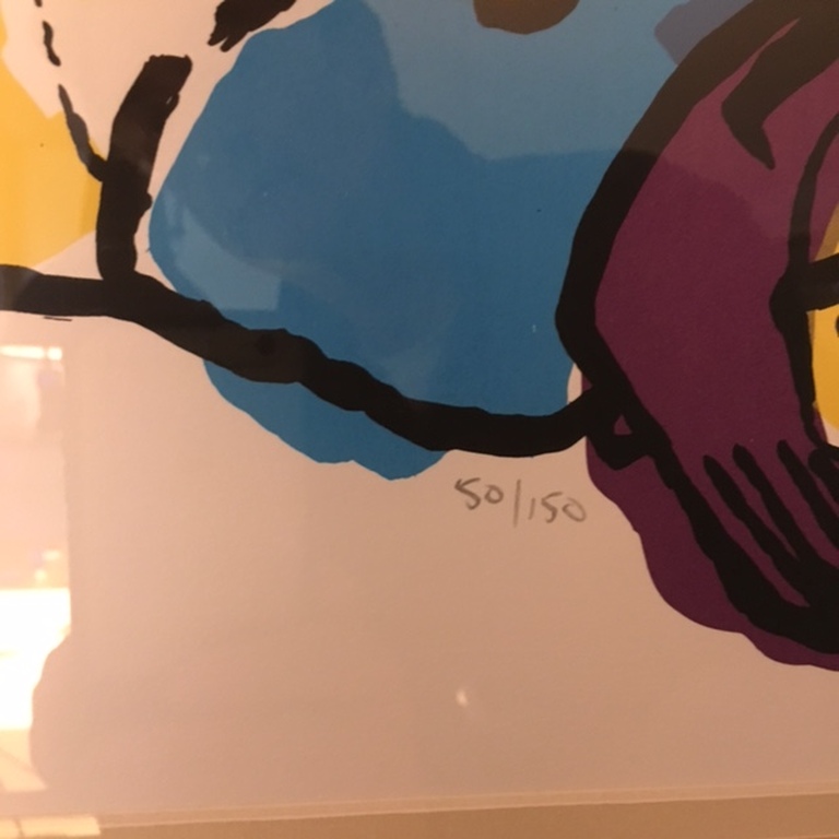 Herman Brood, zeefdruk, Grand Prix Porsche 40  -  50/150 kopen? Bied vanaf 850!