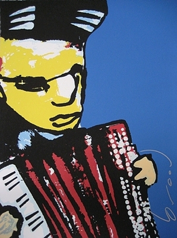 Herman Brood - zeefdruk - Johnny Meijer kopen? Bied vanaf 220!