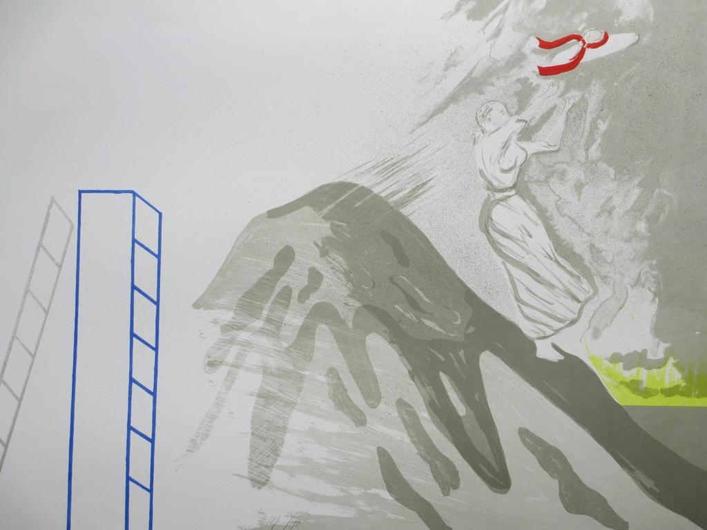 Hannes Postma, Dame met hoed, Kleurenlitho verkocht voor € 35!