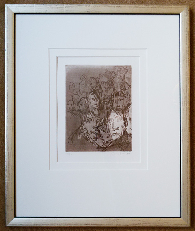 Constant - De menigte, ets (kleine oplage, prachtig ingelijst) kopen? Bied vanaf 450!