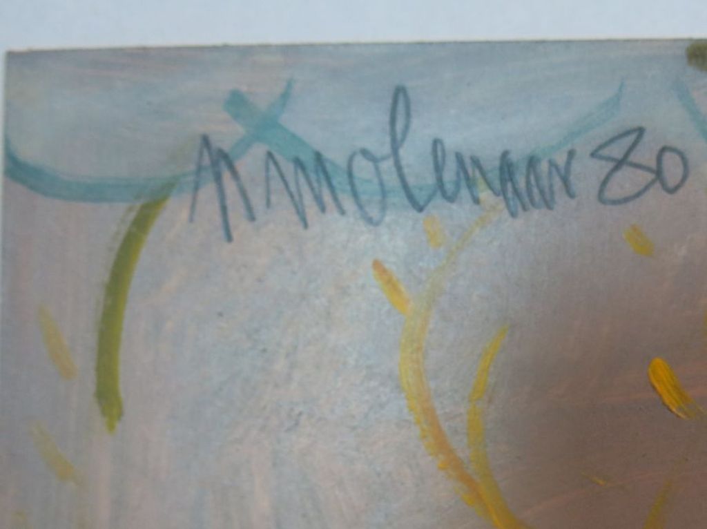 Niek Molenaar: Acrylverf, Zonder Titel kopen? Bied vanaf 1!