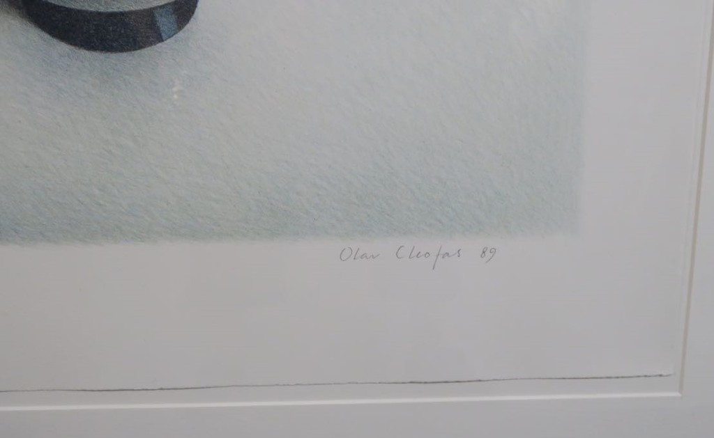 Olav Cleofas van Overbeek: Litho, Flesje - Ingelijst kopen? Bied vanaf 50!