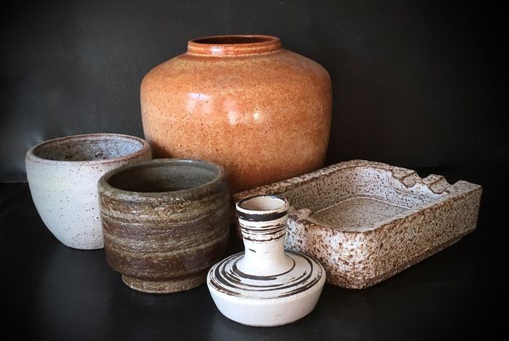 Zaalberg - Kavel van 5 stuks keramiek - Midden 20e eeuw, Leiderdorp -gemerkt kopen? Bied vanaf 25!