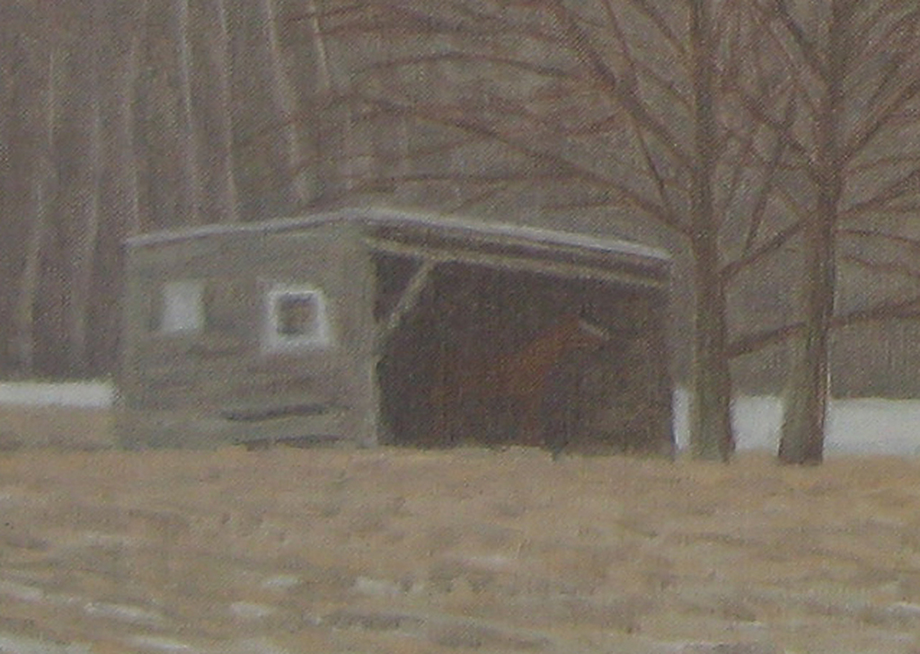 Frank Premsela: Olieverf, Winterlandschap kopen? Bied vanaf 100!