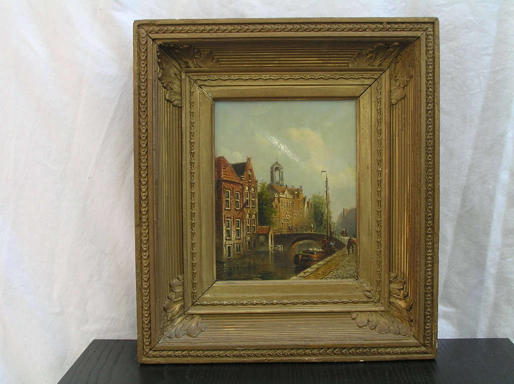 J.F. Spohler, olie op paneel kopen? Bied vanaf 3000!