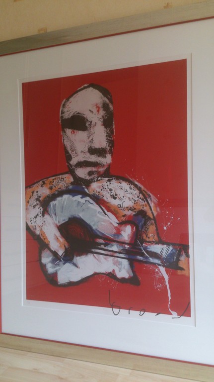 Herman Brood, zeefdruk, Flamenco verkocht voor € 495!