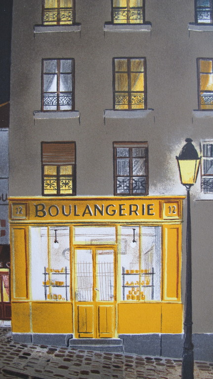 "Boulangerie" – kleurenlithografie, 175 ex. kopen? Bied vanaf 39!