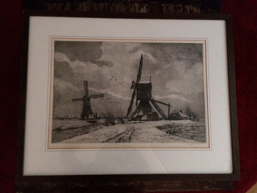 Grote tekening van HENDRIK DE LAAT vendu pour 139€ !