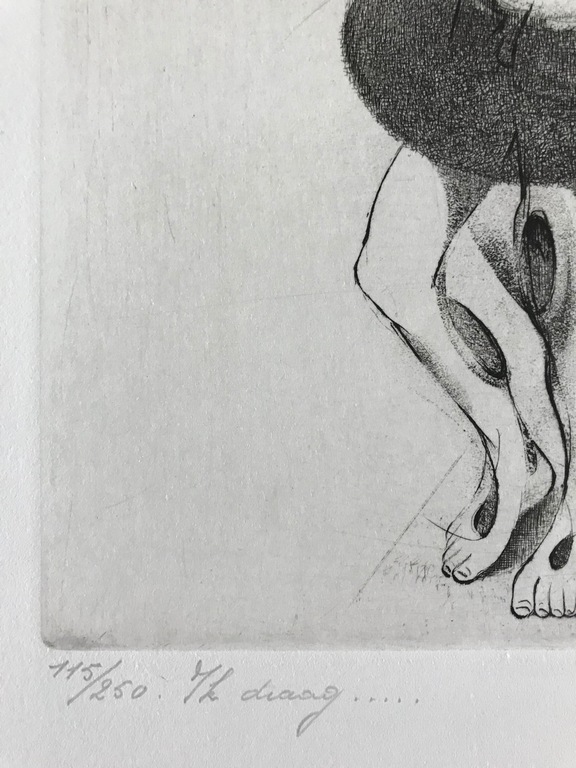 Onbekend kunstenaar - Ets - 'Ik draag...' kopen? Bied vanaf 25!