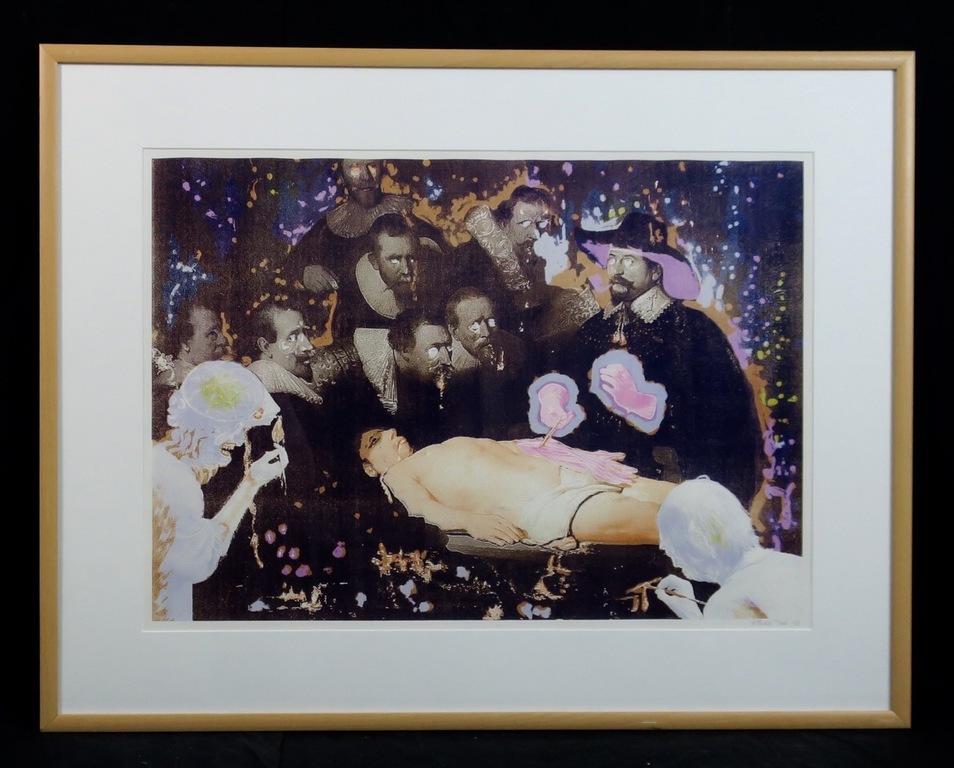 Rob Birza: Zeefdruk, De anatomieles - Ingelijst kopen? Bied vanaf 50!