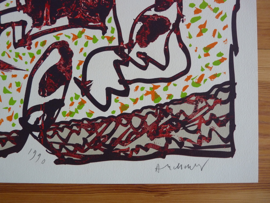 Pierre Alechinsky, litho  kopen? Bied vanaf 550!