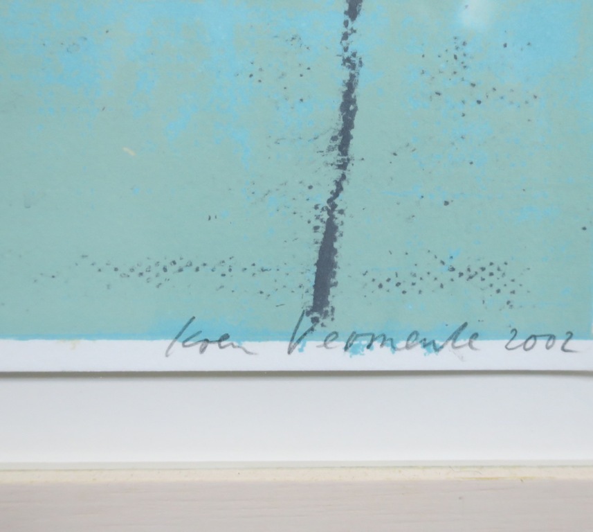 Koen Vermeule: Zeefdruk, Z.T. - Ingelijst kopen? Bied vanaf 100!