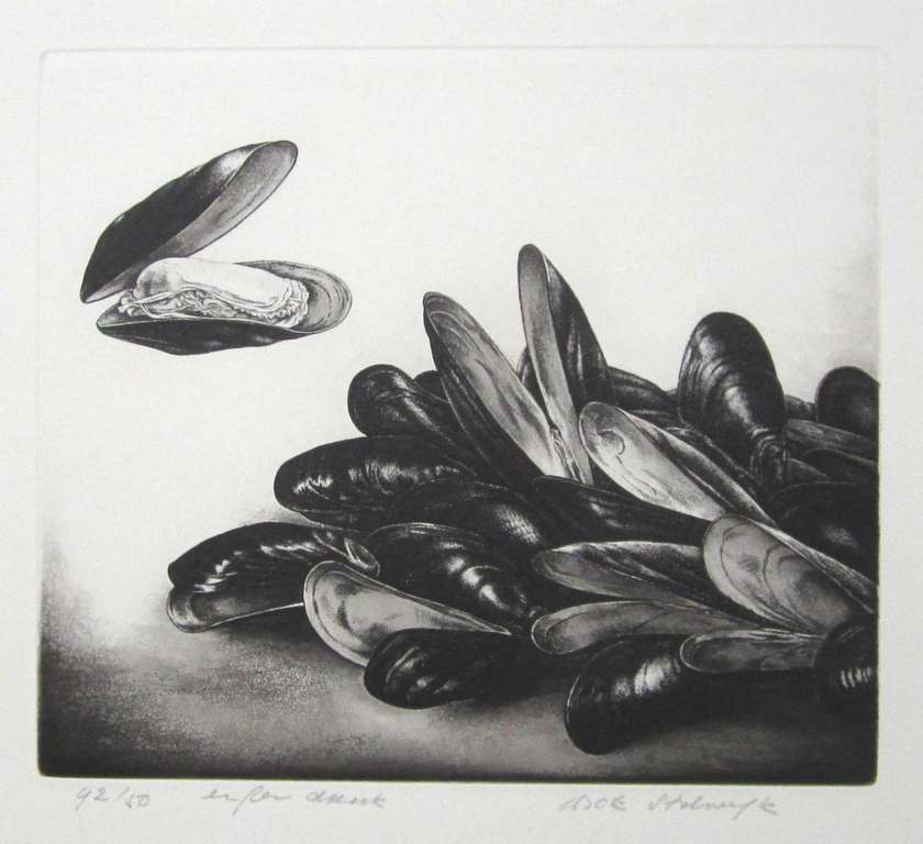 Dick Stolwijk, ets, oplage 41 / 50. beelsformaat 21,8 x 24,9 cm. kopen? Bied vanaf 45!