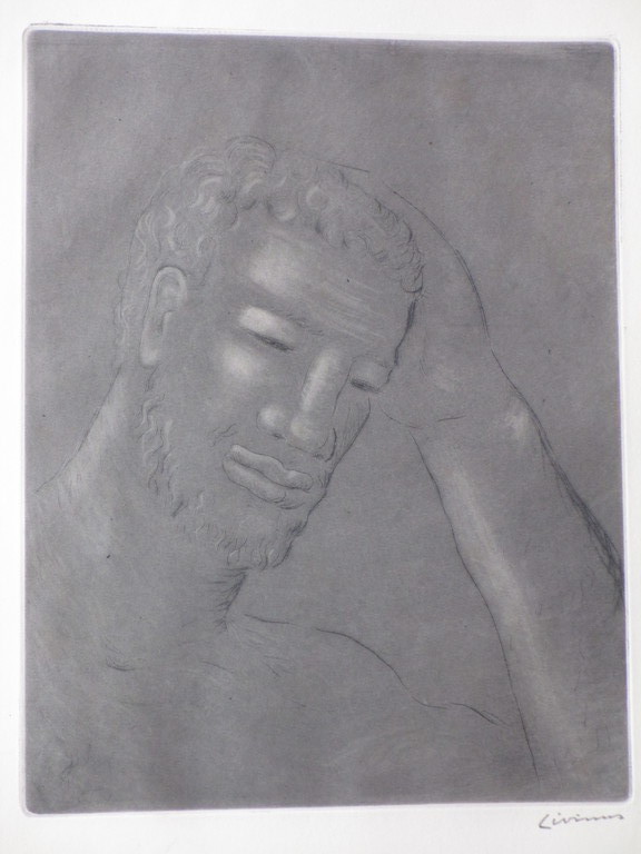 Livinus van de Bundt, Klassiek bebaarde man, Naaldgravure kopen? Bied vanaf 35!