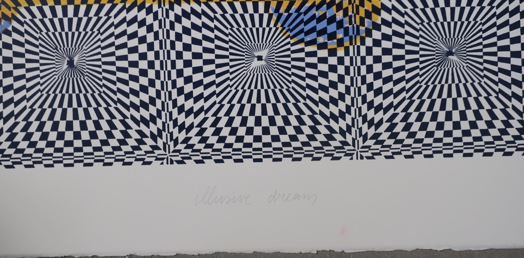 Elizabeth de Vaal: Zeefdruk, Illusive dream kopen? Bied vanaf 35!