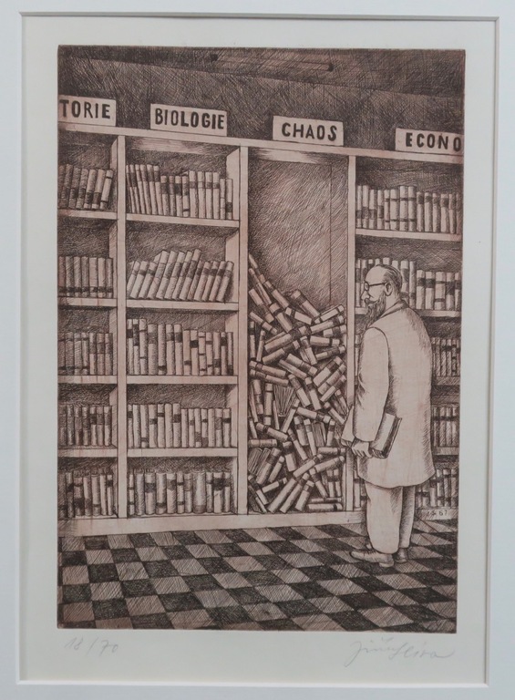 Jiri Sliva: Ets, Chaos - Ingelijst kopen? Bied vanaf 35!