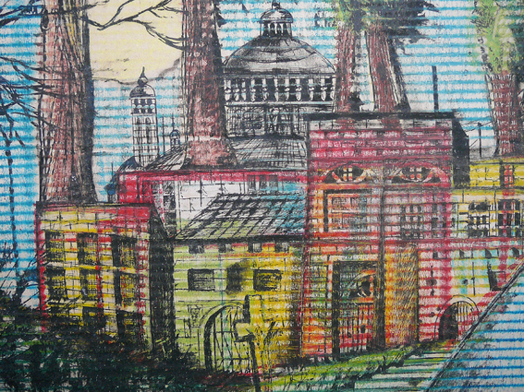 Hongarije -geen titel / gemengde techniek / circa 1980- kopen? Bied vanaf 50!