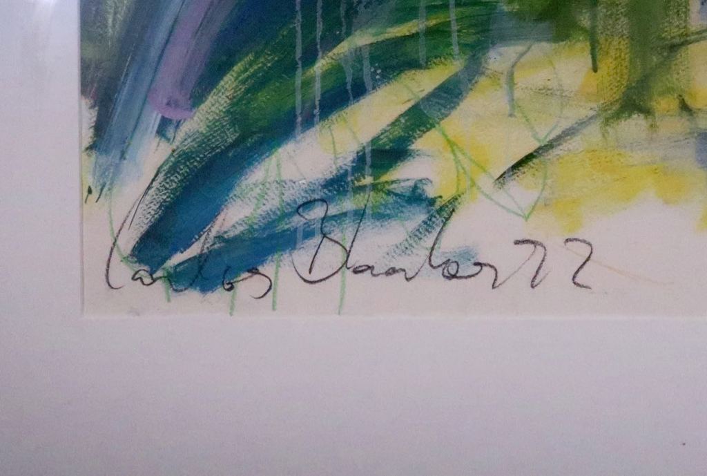 Carlos Blaaker: Gemengde techniek, Onbekend - Ingelijst kopen? Bied vanaf 100!