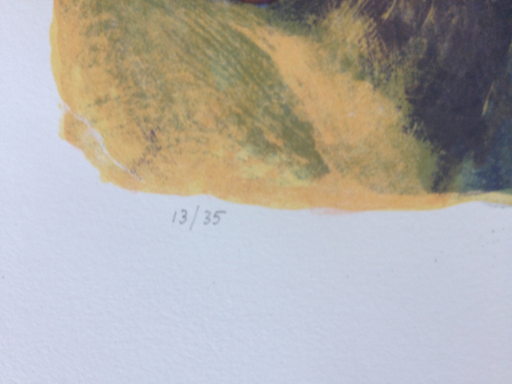 Chris Buursen kleurenlitho Abstract kopen? Bied vanaf 35!