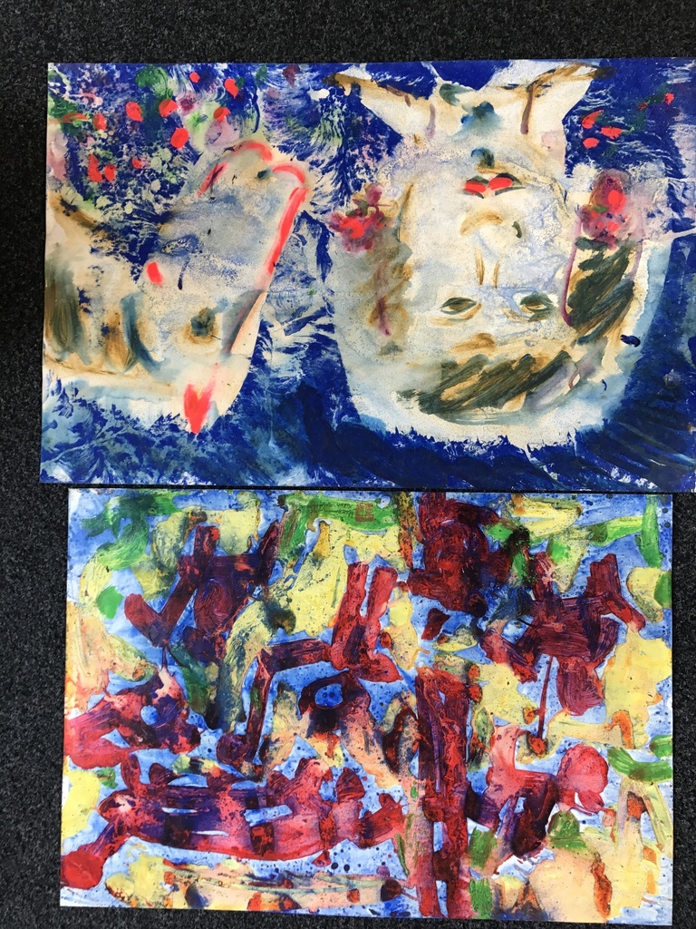 2 X THEO NIERMEIJER, Gemengde technieken/gouache op papier kopen? Bied vanaf 1!