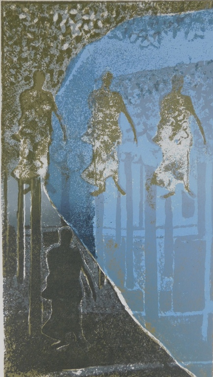 Andre Goezu - kleurenlitho - Les Tuileries kopen? Bied vanaf 30!
