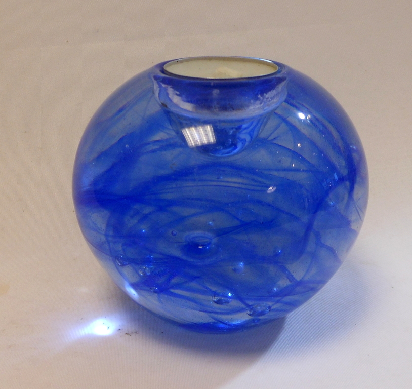 Anna Ehrner / Kosta Boda - zware kristallen waxinelichthouder kopen? Bied vanaf 10!