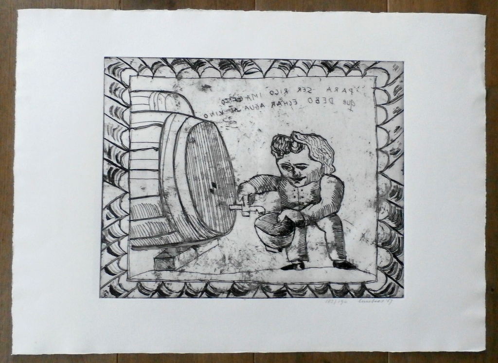 Lucebert - ets: Spaanse Snaak - 1967 kopen? Bied vanaf 325!