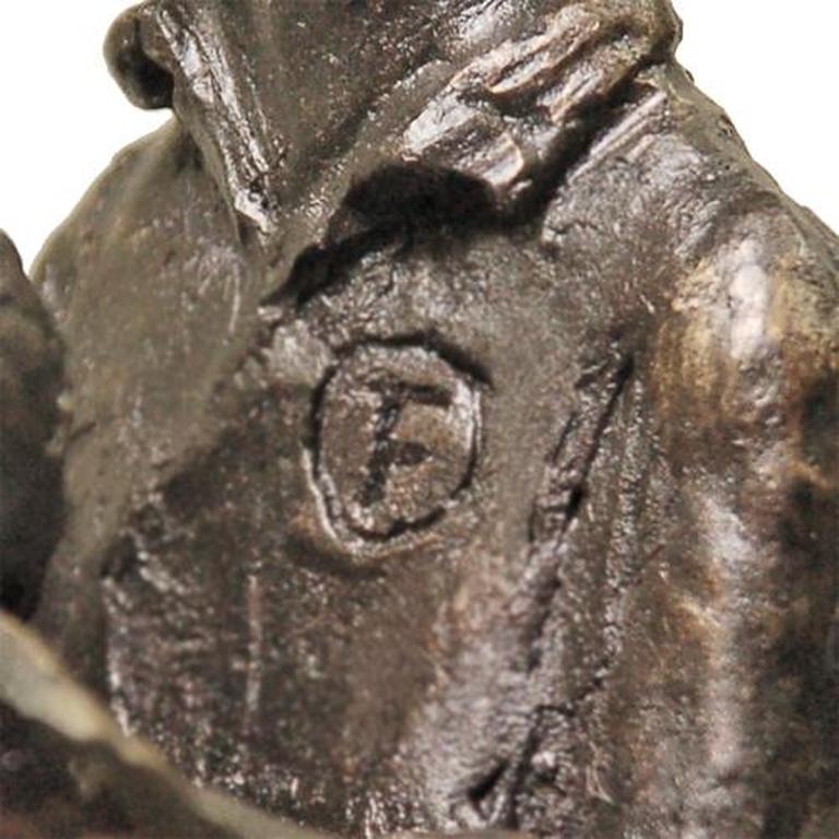 Corry Ammerlaan - Originele bronzen sculptuur "Coen Moulijn" kopen? Bied vanaf 1!