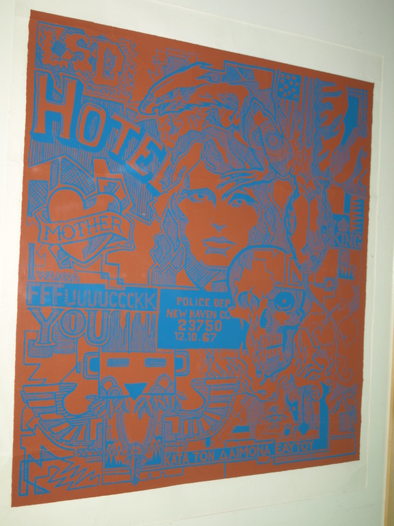 Henk Schiffmacher - Zeefdruk – Hotel – 1992 - Ingelijst verkocht voor € 91!