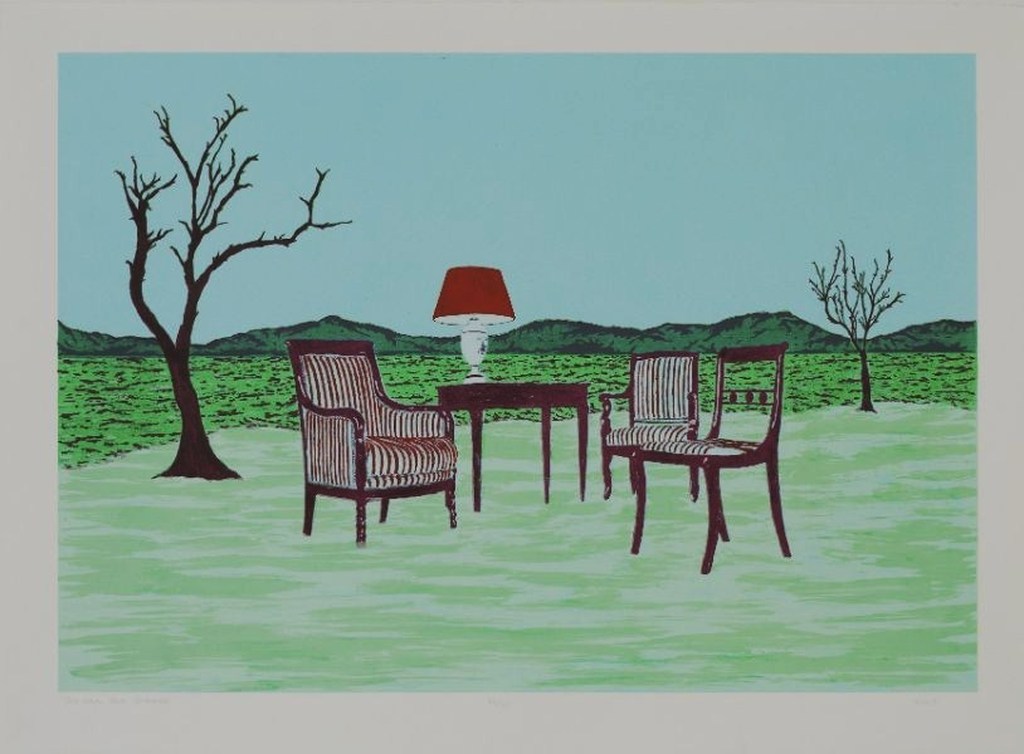 JOS van der SOMMEN Gr.Litho  IT'S EMPTY WITHOUT YOU Handgesigneerd uit 2002 verkocht voor € 35!