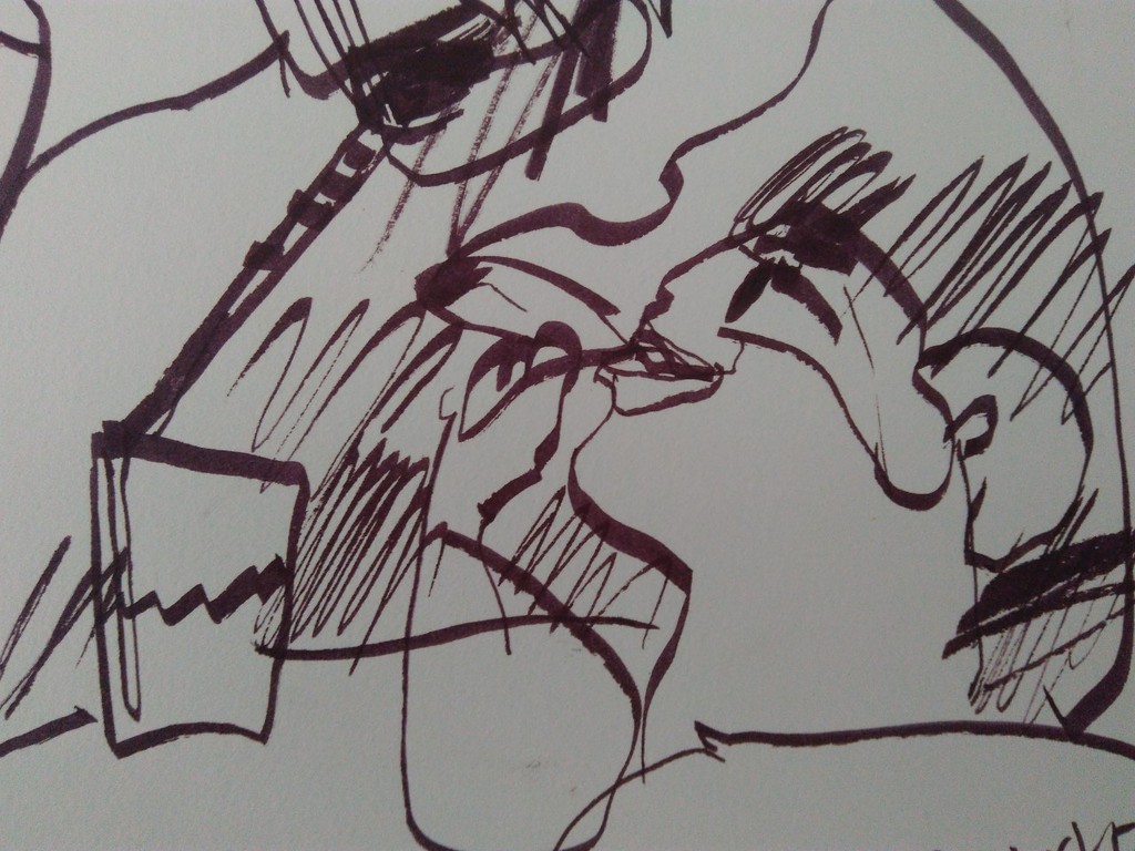 Herman Brood originele tekening uit 1990 + lijst kopen? Bied vanaf 160!