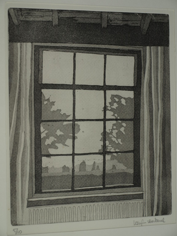 Lies van Weezel (1942) : Ets en aquatint , Ochtend – Gesigneerd & ingelijst kopen? Bied vanaf 30!