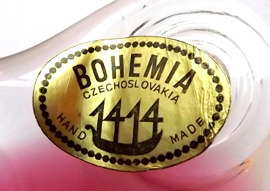Design vaas door Josef Hospodka voor Chribska Bohemen - label kopen? Bied vanaf 1!
