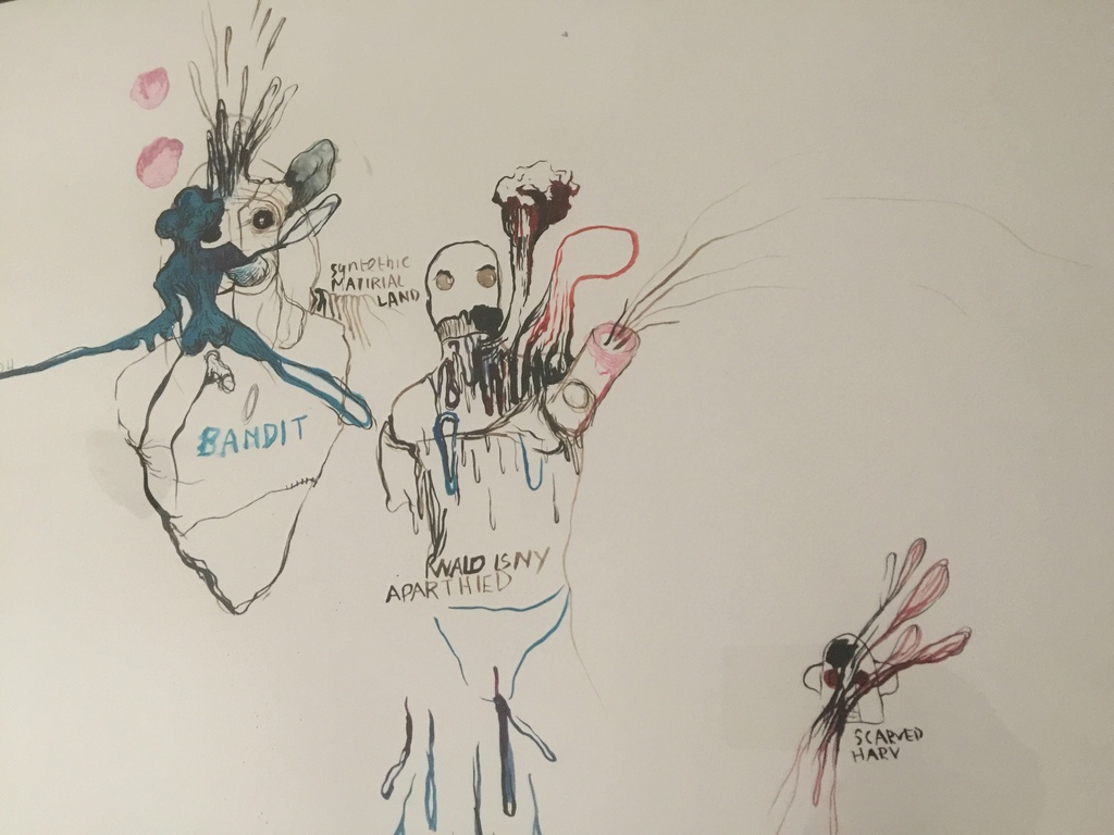 Rachid Ben Ali, Werk op papier verkocht voor € 100!