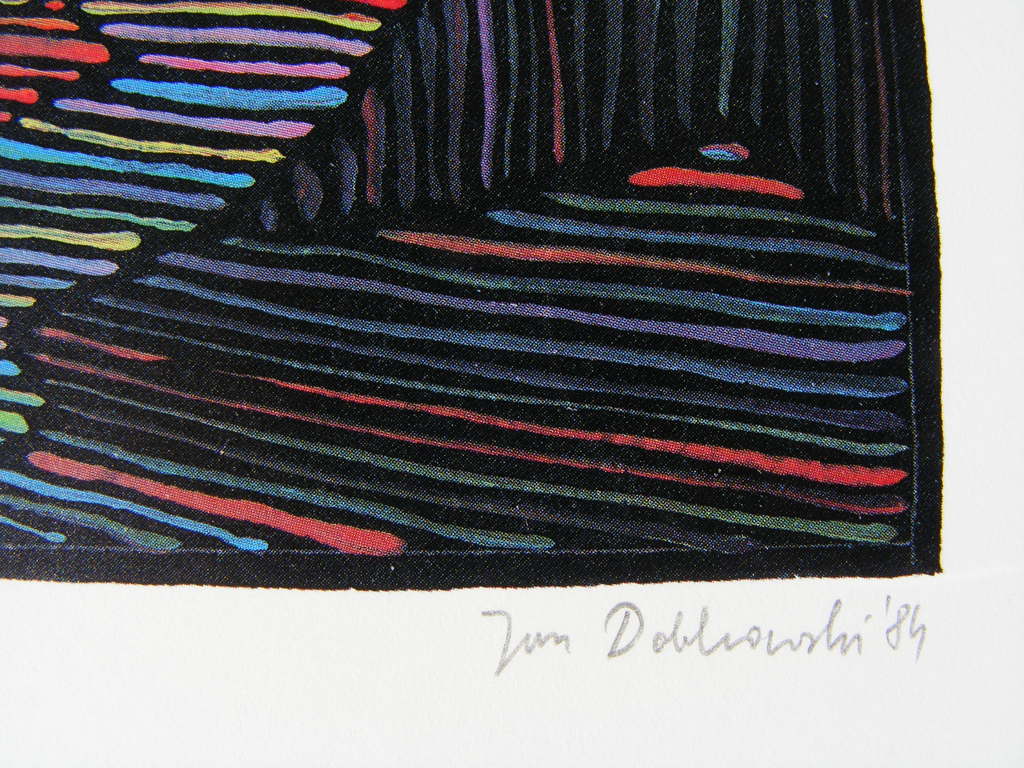 Jan Dobkowski, grafiek, "Motiv III", 1984 kopen? Bied vanaf 25!