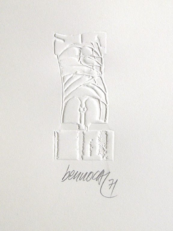 Miguel Berrocal, blinddruk, ‘David’, handgesigneerd, 1971 vendu pour 59€ !