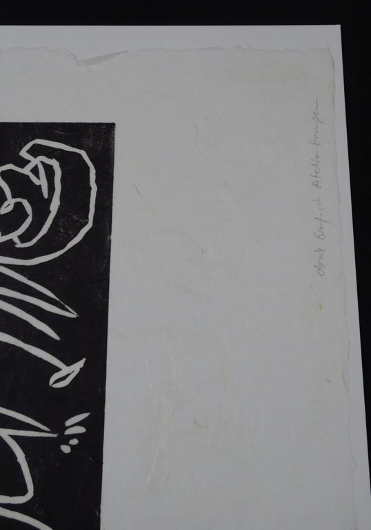 Wim Izaks: Lino op rijstpapier, Vrede kopen? Bied vanaf 1!