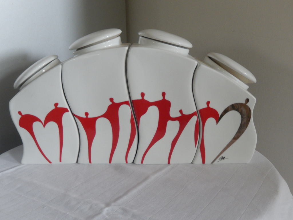 Corry Ammerlaan van Niekerk - set van 4 voorraadpotten kopen? Bied vanaf 65!