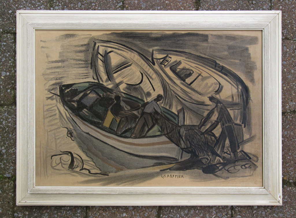 Ongespecificeerd - Leon Sabatier - zeldzame lithografie uit 1958 kopen? Bied vanaf 30!