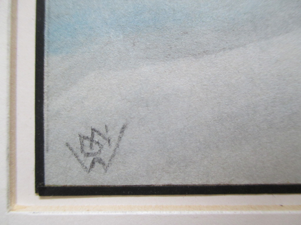 Onbekend, aquarel landschap kopen? Bied vanaf 1!