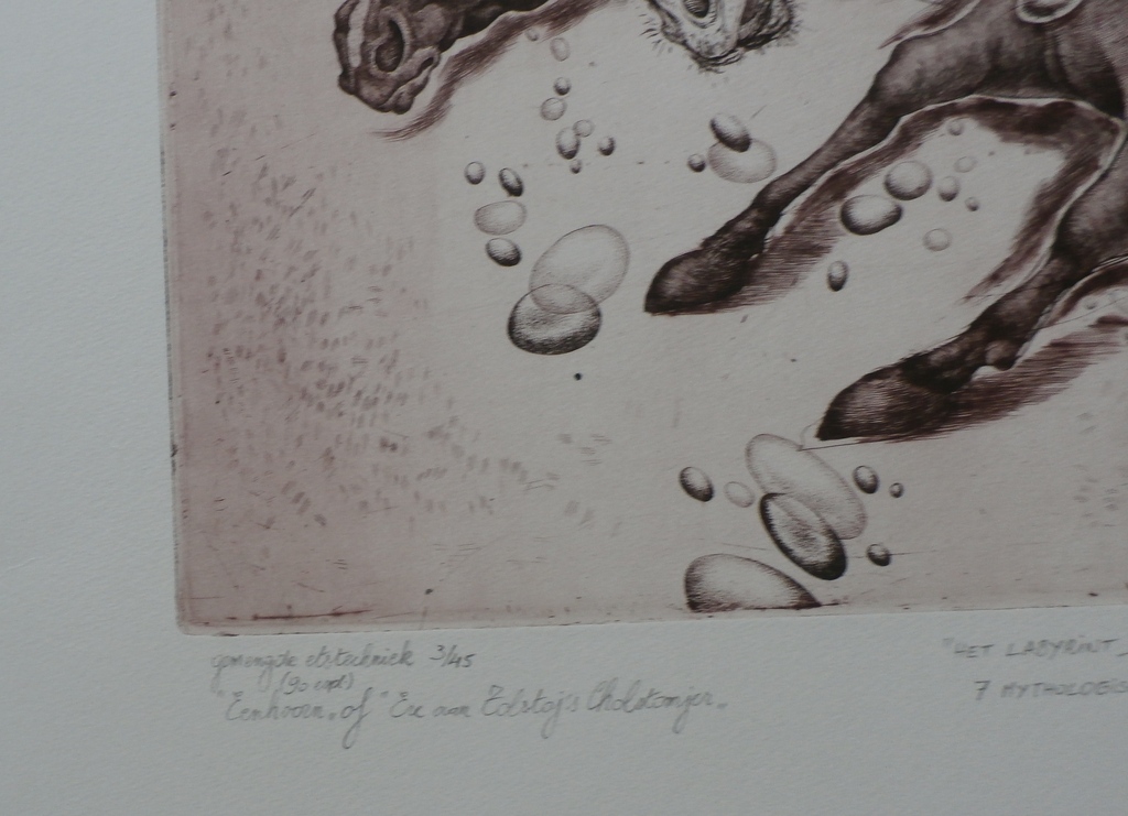 Hugo Besard - Ets - Titel: "Eenhoorn" - 1991/1992  kopen? Bied vanaf 55!