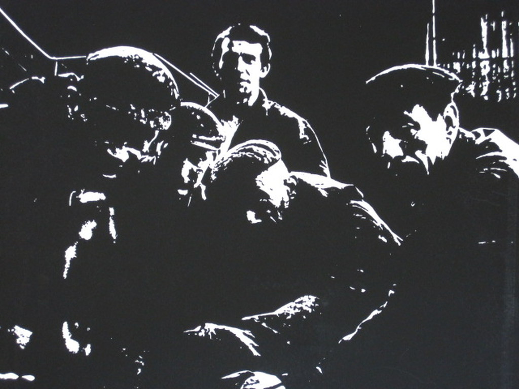 CorJaring (1936) Amsterdam "Havenarbeiders de Nachtploeg" hoogdruk ca.  1980 kopen? Bied vanaf 1!