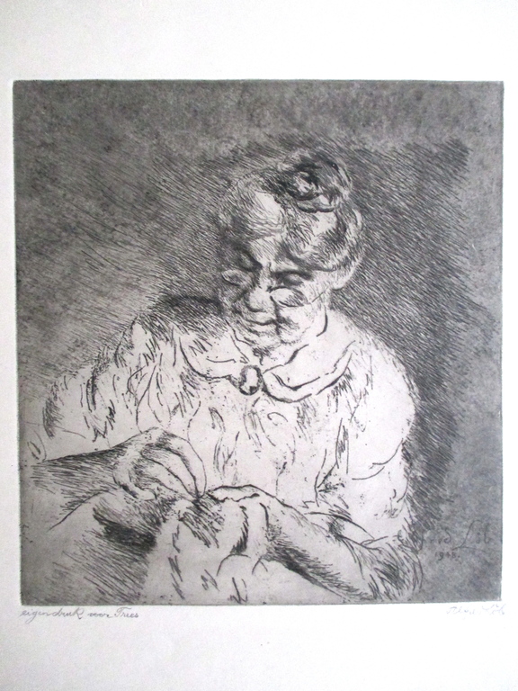 Alfred Lob, ets 1948 verkocht voor € 35!