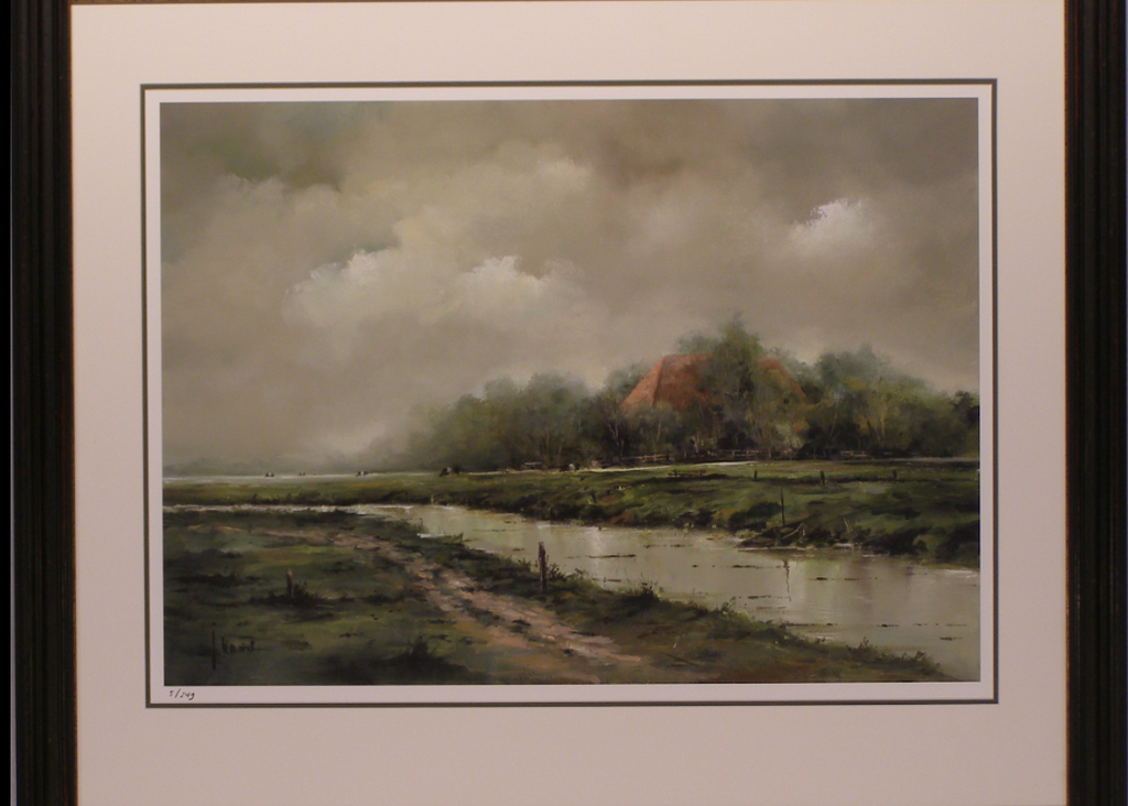 Fraai ingelijste giclée van Jan Kooistra verkocht voor € 80!