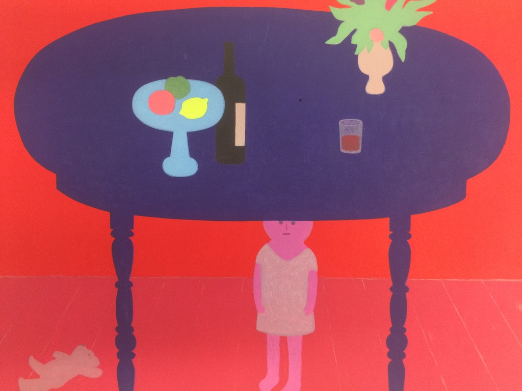 Jan Roede - Jan Roede, Onder de blauwe tafel, gesigneerd en genummerd met lijst! kopen? Bied vanaf 135!