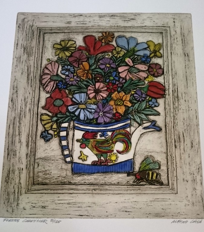 Alfred Cohen, ets Fleurs Chanticier kopen? Bied vanaf 25!