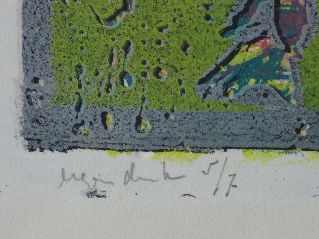 Jan Bezemer, Spelende bokjes, Kleurenlitho kopen? Bied vanaf 60!